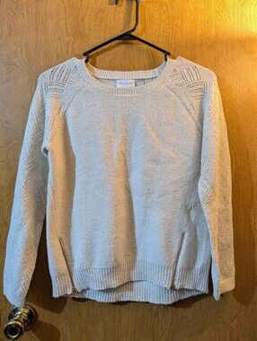 Place Girls White Sparkly Sweater.
